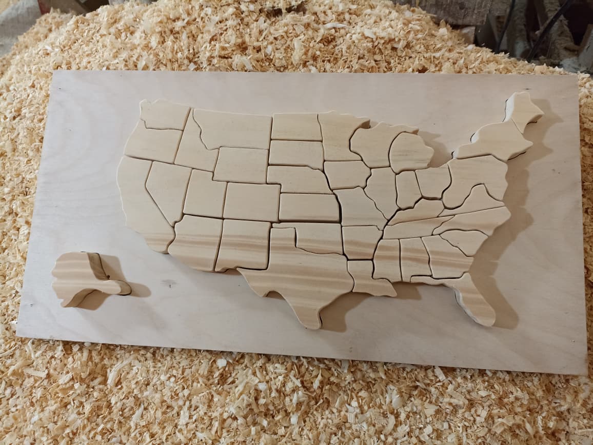 Wooden Map