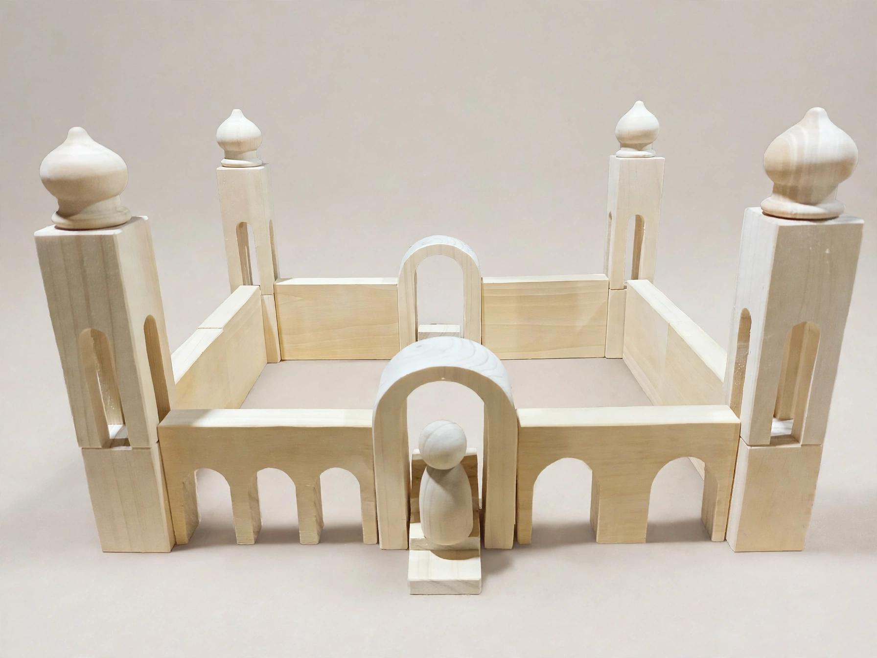 Wooden Mosque Block